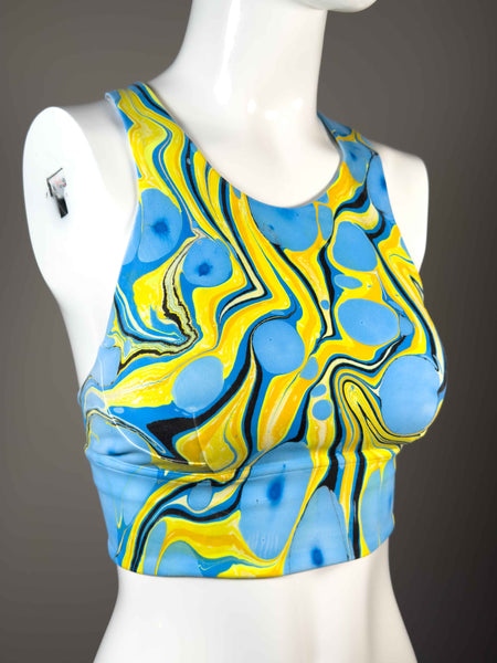 Size 4 LuluLemon Wunder Train Long-Line Bra (1)