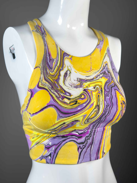 Size 4 LuluLemon Wunder Train Long-Line Bra (2)