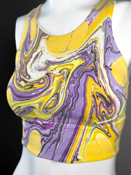 Size 4 LuluLemon Wunder Train Long-Line Bra (2)