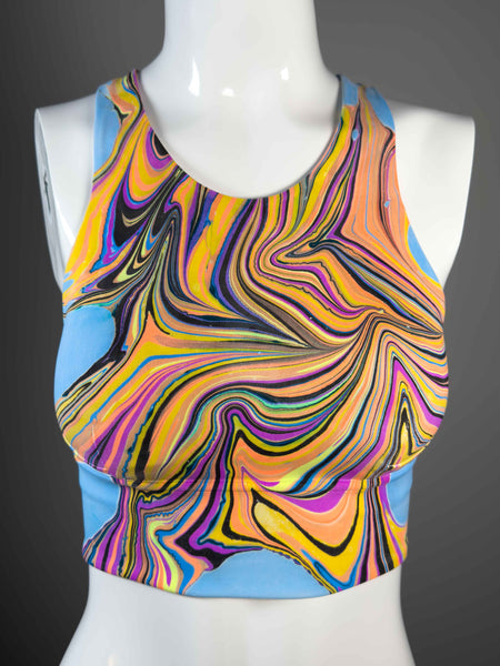 Size 4 LuluLemon Wunder Train Long-Line Bra (4)