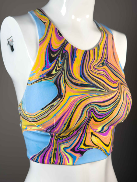 Size 4 LuluLemon Wunder Train Long-Line Bra (4)