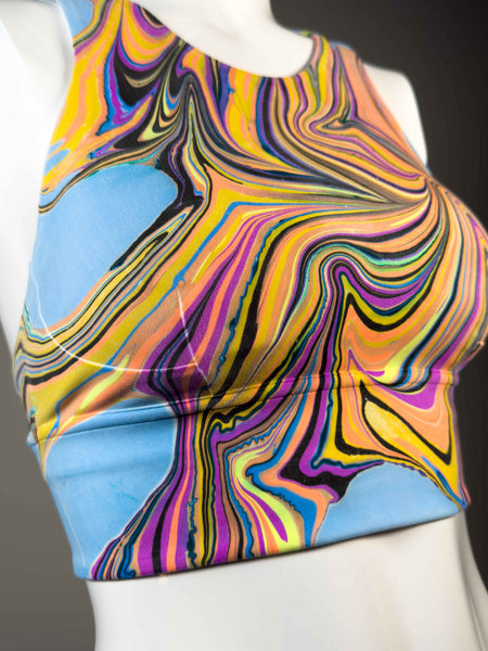 Size 4 LuluLemon Wunder Train Long-Line Bra (4)