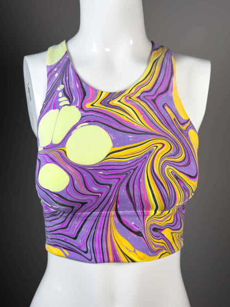 Size 4 LuluLemon Wunder Train Long-Line Bra (7)