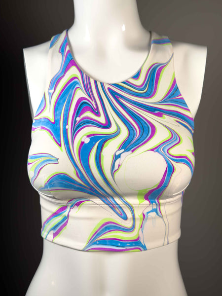 Size 4 LuluLemon Wunder Train Long-Line Bra (8)