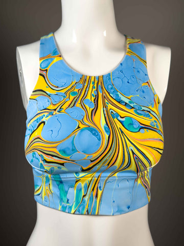 Size 6 LuluLemon Wunder Train Long-Line Bra (11)