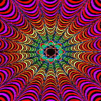 'Infinite Atom' 3D Silkscreened Tapestry