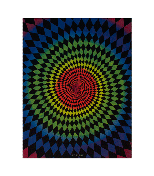 'Diamond Daze' 3D Silkscreened Tapestry