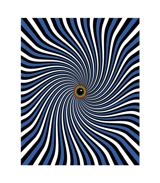 'Whirlpool' 3D Silkscreened Tapestry